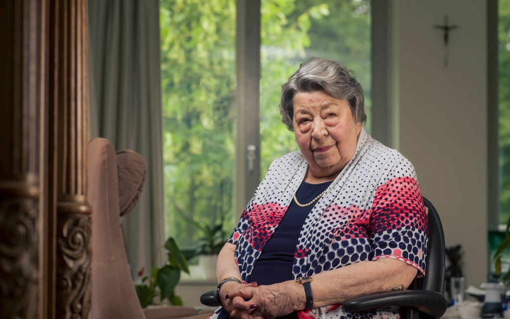 Mevrouw Loeff-Vael is 87 jaar en woont in Villa Hamer in Berg en Dal