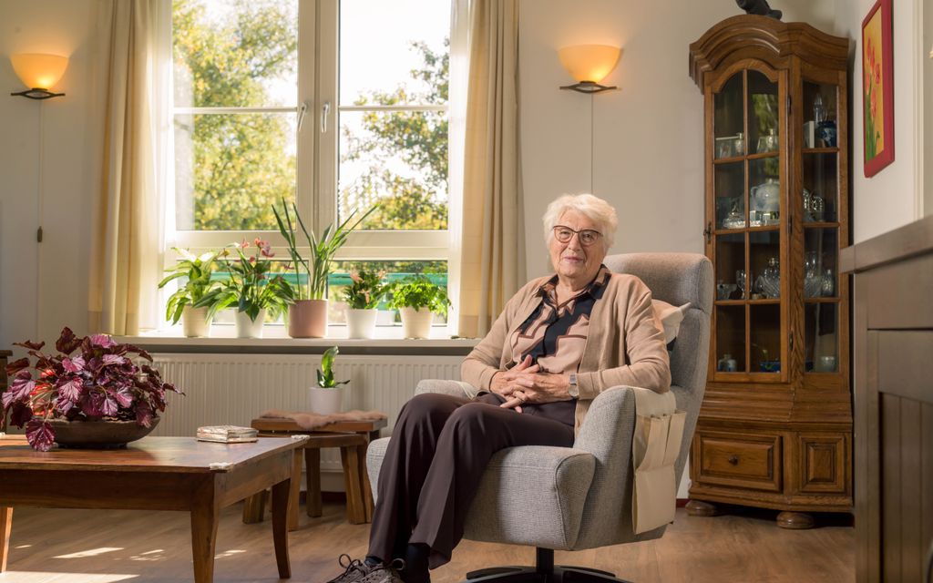 Mevrouw Polak woont in Villa Maja in Rhoon