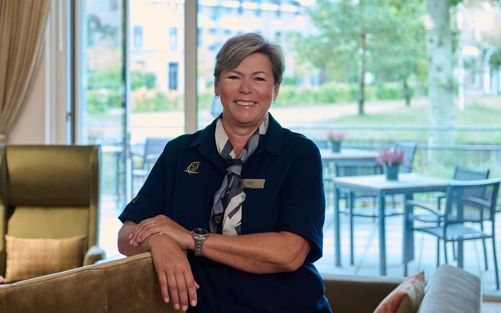 Barbara Weeren, activiteitenbegeleidster in Villa Duinstaete